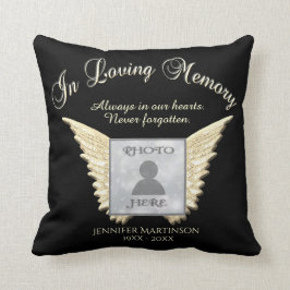 Gedenkstätte für Fotos in der Erinnerung Kissen