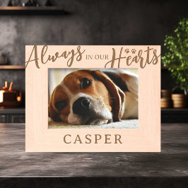 Gedenkstätte für Haustiere immer im Herzen Geätzte Rahmen