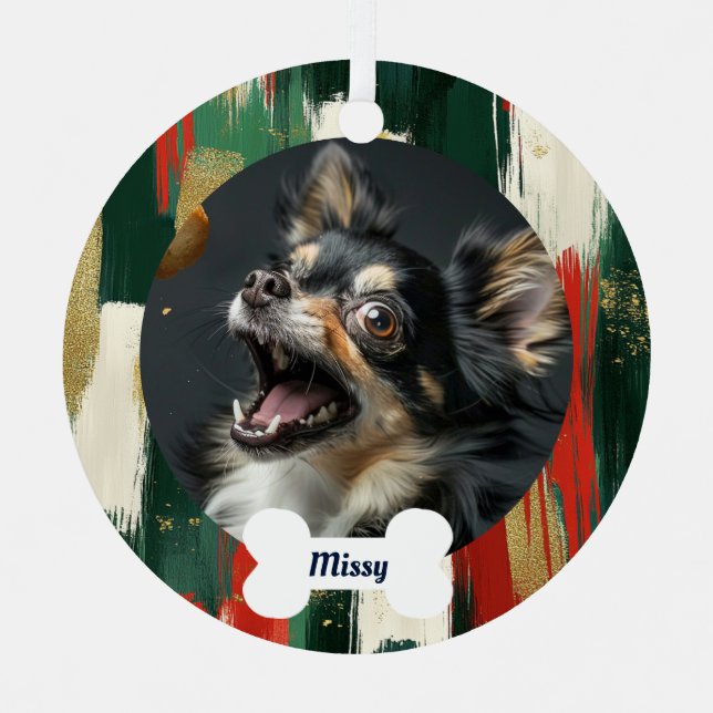 Gedenkstätte für Haustiere vergessen, aber nie ver Ornament Aus Metall (Vorderseite)