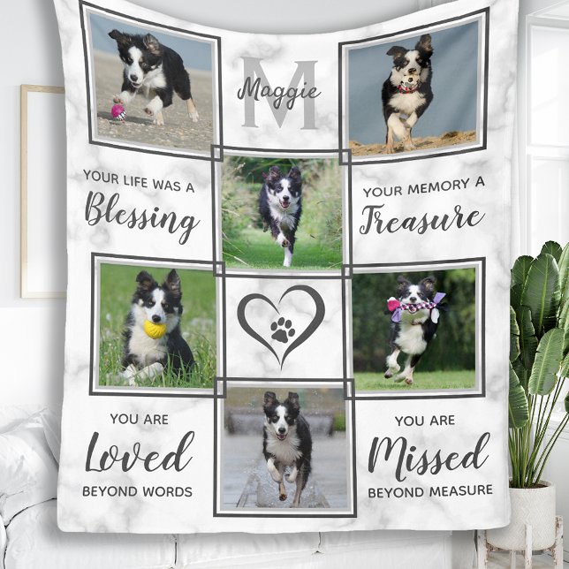 Gedenkstätte für Hunde - Begleitholzverschenkung M Fleecedecke (Von Creator hochgeladen)