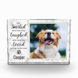 Gedenkstätte für Hunde Fotoblock