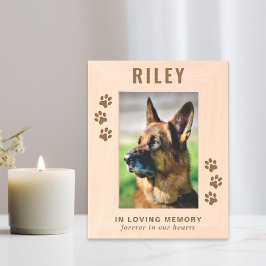 Gedenkstätte für Hunde Geätzte Rahmen