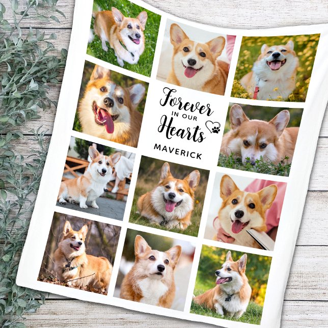 Gedenkstätte für Hunde in unserem Herz Fleecedecke (Von Creator hochgeladen)