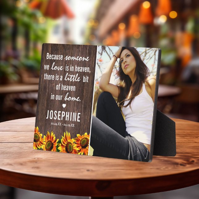 Gedenkstätte für rustikale Sonnenblumen | Foto Kee Fotoplatte (Von Creator hochgeladen)