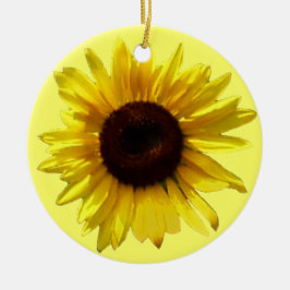 Gedenkstätte für Sonnenblumen Keramikornament