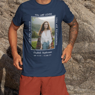 Gedenkstätte für vermisste Geliebte Erinnerung an T-Shirt