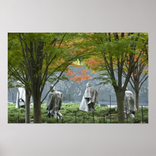 Gedenkstätte für Veteranen des Koreakrieges Poster