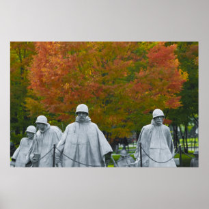 Gedenkstätte für Veteranen des Koreakrieges Poster