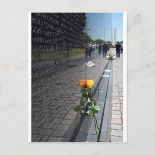 Gedenkstätte für vietnam postkarte