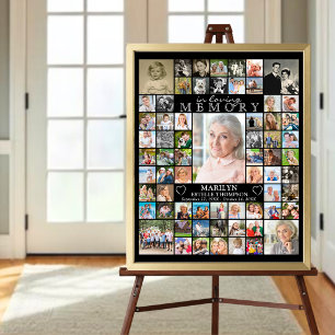 Gedenkstätte IN LIEBEVOLLER ERINNERUNG 66 Fotocoll Poster