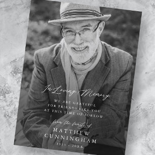 Gedenkstätte Modern Einfach In Liebender Erinnerun Postkarte