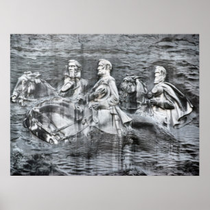 Gedenkstätte Stone Mountain Georgia Poster