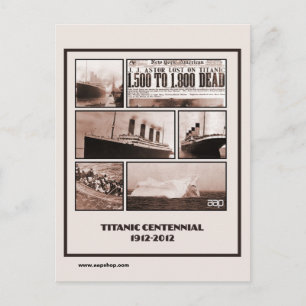 Gedenkstätte zum Gedenken an das Titanic Centennia Postkarte