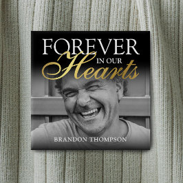 Gedenkstätte zum Schwarzen Foto Button