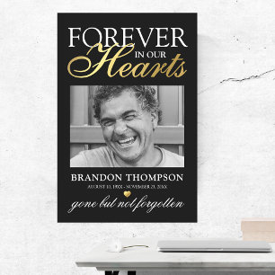 Gedenkstätte zum Schwarzen Foto Poster