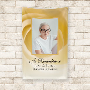 Gedenkstätte zur Beerdigung der Blume White Rose Banner