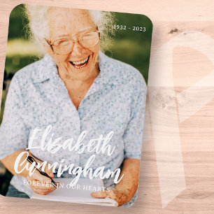 Gedenkstätte zur Beerdigung Moderne, einfache Foto Magnet