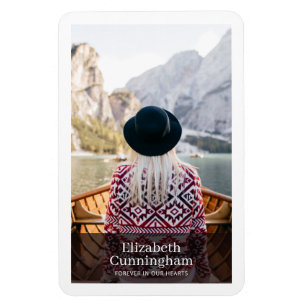 Gedenkstätte zur Beerdigung Moderne und einfache F Magnet