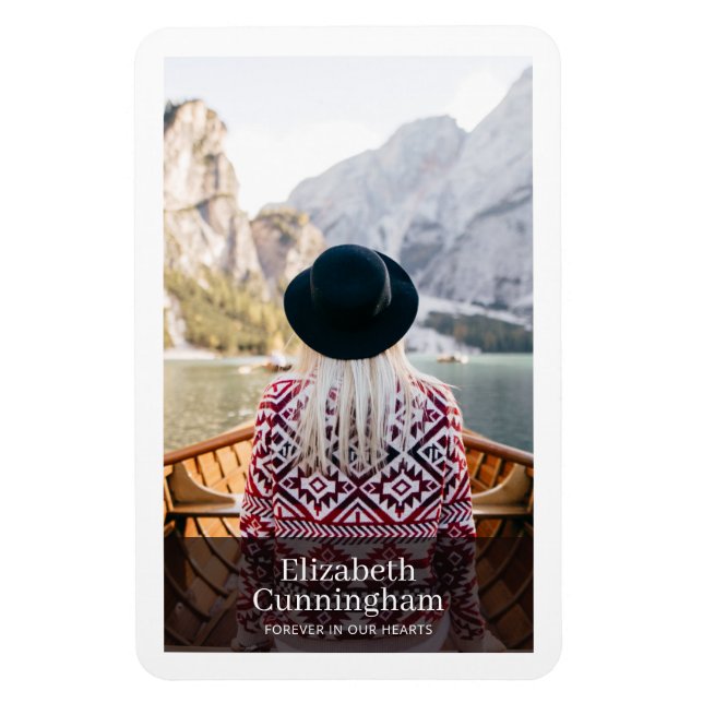 Gedenkstätte zur Beerdigung Moderne und einfache F Magnet (Vertikal)