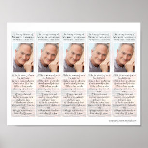 Gedenkstätten für Sonnenblumen - Lesezeichen Poster