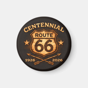Gedenkstück zur Centennial Route 66 Magnet