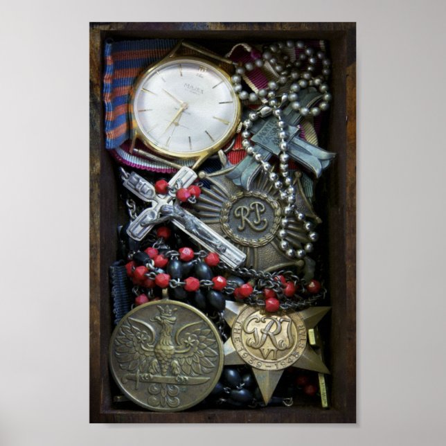 Gedenktafel des Zweiten Weltkriegs in Polen Poster (Vorne)