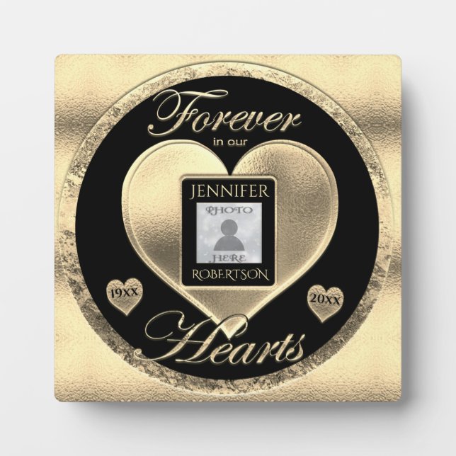 Gedenktafel für Gold-Foto Fotoplatte (Vorderseite)