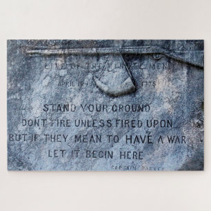 Gedenktafel Lexington Massachusetts Puzzle