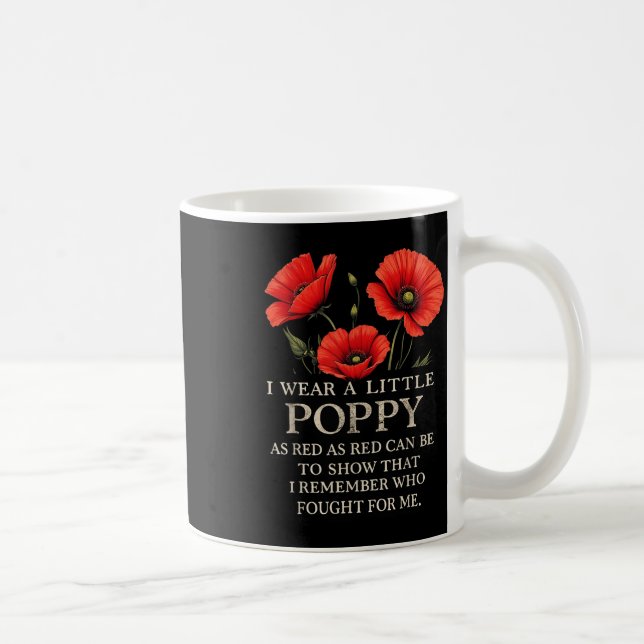 Gedenktag 2025 Gedenkfeiertag Roter Po Kaffeetasse (Rechts)