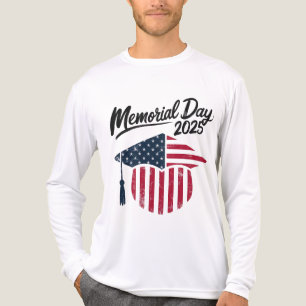 Gedenktag 2025 Patriotic - Graduation Cap Tri-Blend Shirt