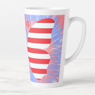 Gedenktag/4. Juli Butterfly Milchtasse