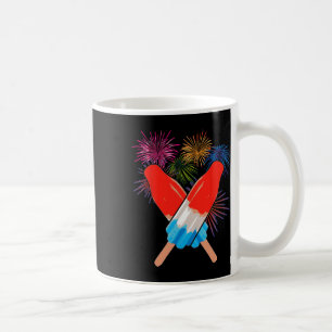 Gedenktag 4. Juli Patriotische Rakete Kaffeetasse