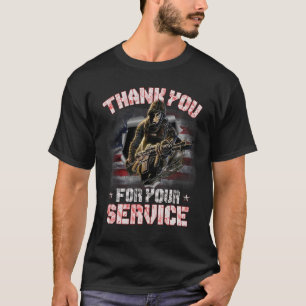 Gedenktag, an dem Sie sich für Ihren Dienst bedank T-Shirt