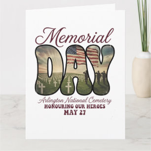 Gedenktag Arlington National Cemetery Karte