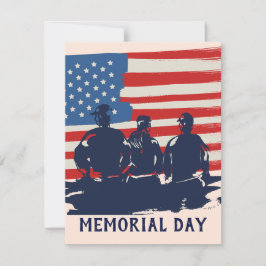 Gedenktag Barbecue Party Mitteilungskarte