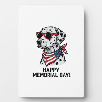 Gedenktag-Dalmatiner-patriotisches-Hund-Design_1 Fotoplatte