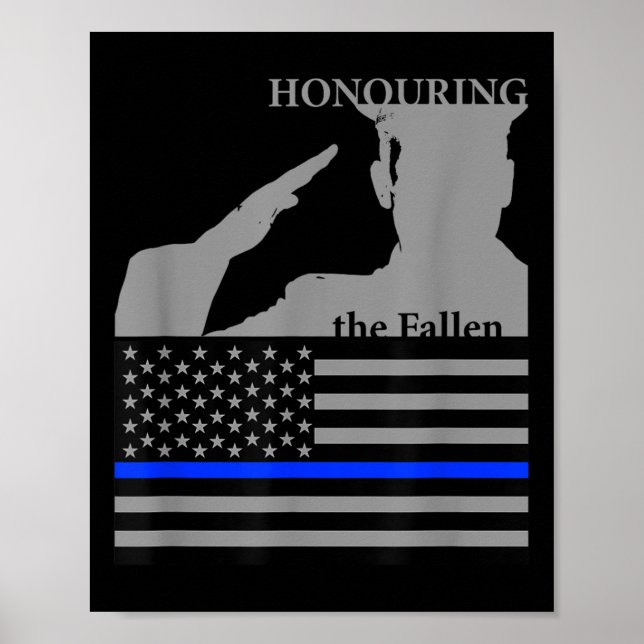 Gedenktag der Polizeibeamten - Beehrung des Poster (Vorne)