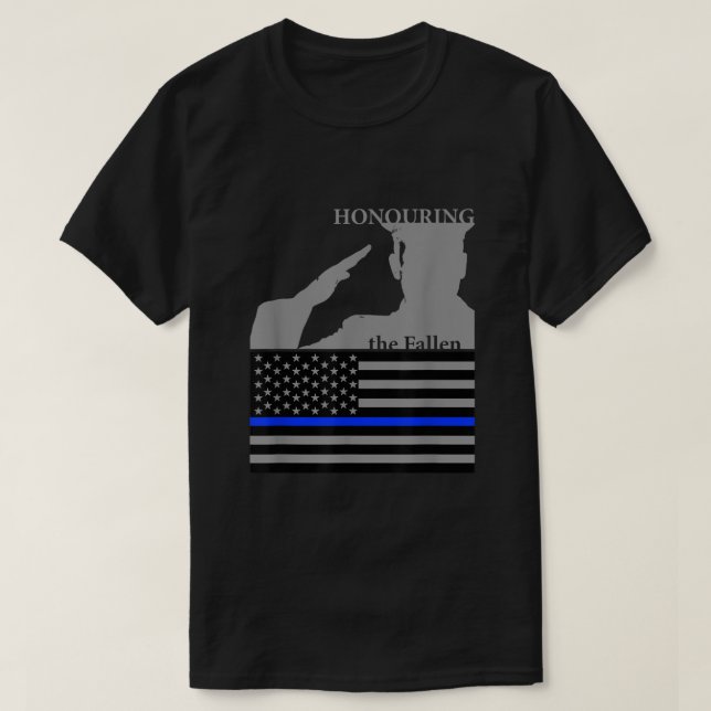 Gedenktag der Polizeibeamten T-Shirt (Design vorne)