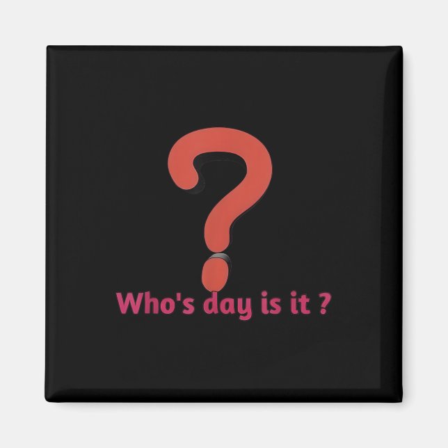 Gedenktag, der Tag ist Magnet (Vorne)