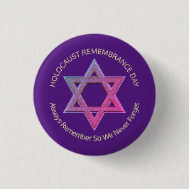 Gedenktag des Holocaust Button