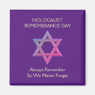 Gedenktag des Holocaust Magnet