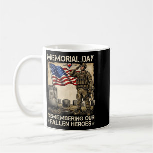 Gedenktag Erinnern an gefallene Helden Patriotisch Kaffeetasse