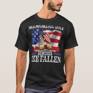 Gedenktag: Erinnern Sie sich an die gefallenen Vet T-Shirt