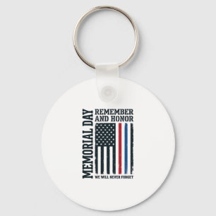 Gedenktag Erinnern Und Ehren Tribute Vector Des Schlüsselanhänger