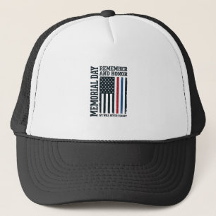 Gedenktag Erinnern Und Ehren Tribute Vector Des Truckerkappe