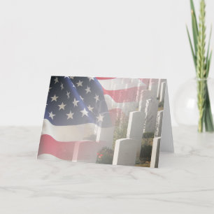 Gedenktag-Flaggenkarte Karte