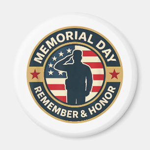 Gedenktag für Patriotische Veteranen Magnet