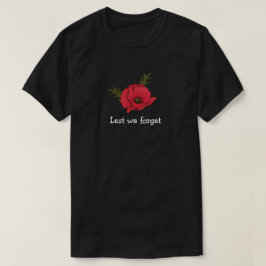 Gedenktag, Gedenktag, Roter Mohn-T - Shirt