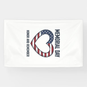 Gedenktag Herz Ehren und Erinnern Shirt Design Banner
