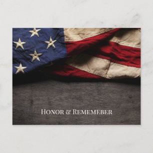 Gedenktag "Honor & Remember" Postkarte